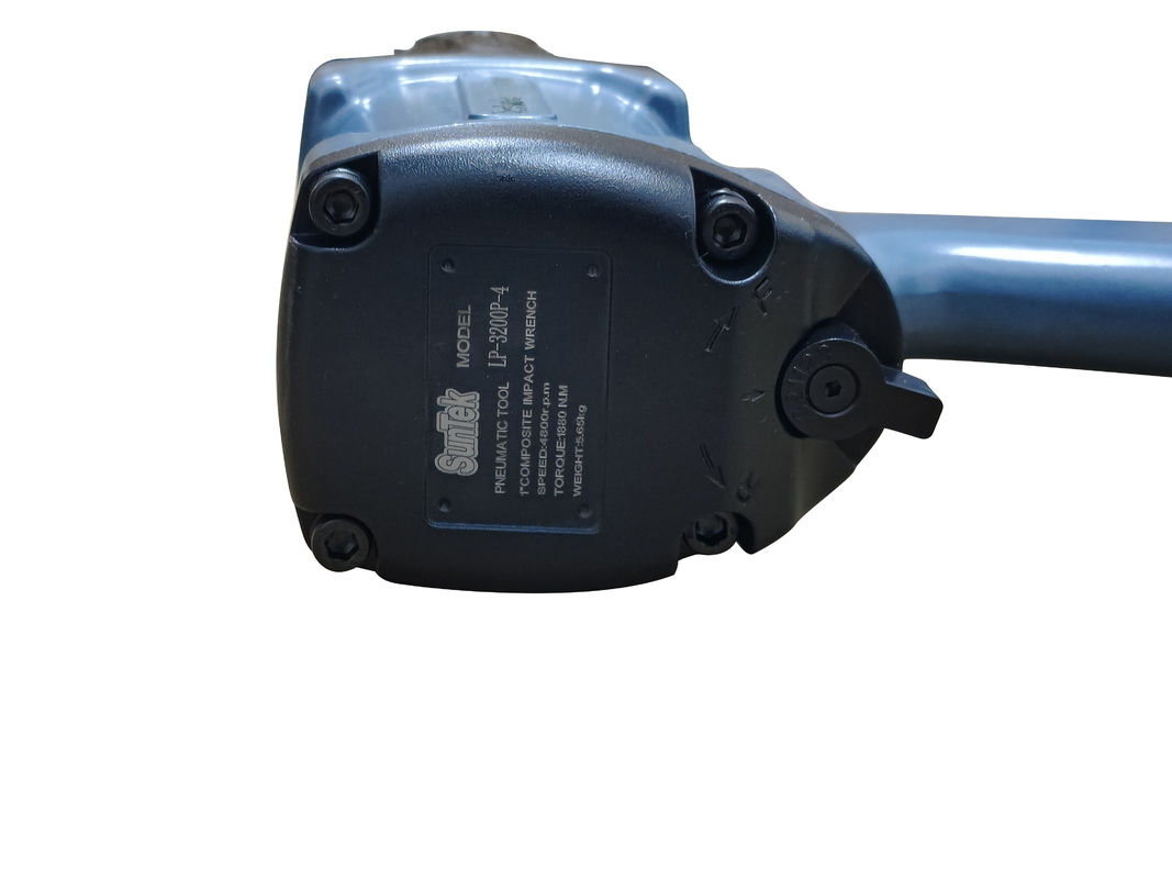 Kauçuk Kapaklı Araba İçin 6000rpm Merkezi Pnömatik 1/2 Hava Darbeli Anahtar